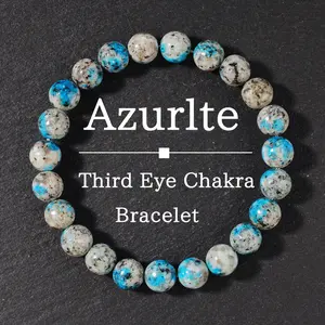 Unisex Beaded Bracelet - Unisex Fit, Niche Natural Stone Crystal, Unique Trendy Beaded Look, Elegant Fashion Accessory Chain