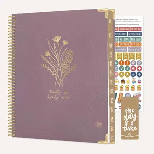 2026–27 Hard Cover Planner, 8.5" x 11" | Purple Linen