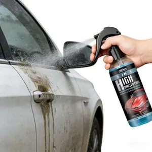 3 In 1 Car Coating Spray Kit Blue Formula Degreasing Polish Protective Coating Quick Effect Restore Car Paint Shine Scratch Repair For Car Exterior