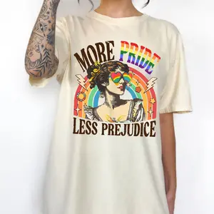 More Pride Less Prejudice Ver. 2 T-Shirt, LGBTQ Pride Month Sweatshirts, Pride Parade Shirts
