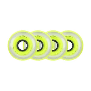 Labeda Roller Hockey Wheels - Millennium Gripper 72mm 74A Yellow (4-Pack)