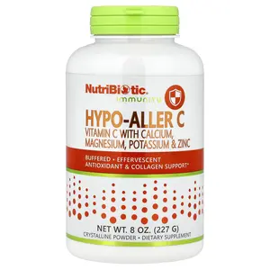 NutriBiotic Immunity, Hypo-Aller C, Vitamin C with Calcium, Magnesium, Potassium & Zinc, 8 oz (227 g)
