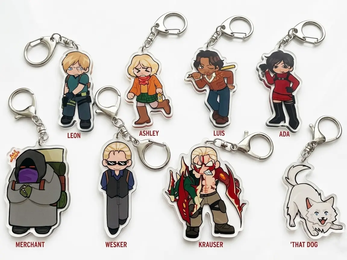 Resident Evil  Acrylic Keychains