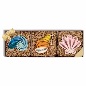Quilled Seashell Ornaments Box Set