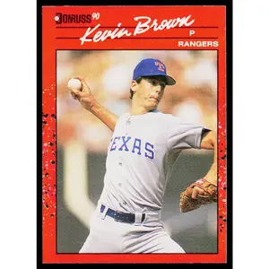 Kevin Brown 1990 Donruss #343c Texas Rangers