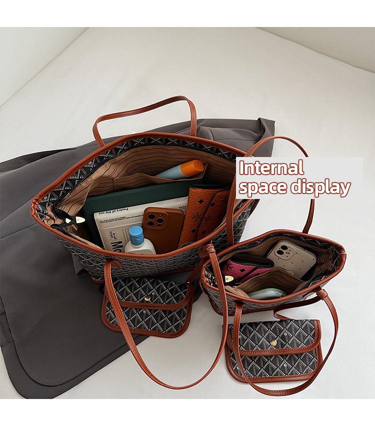 Premium PU Leather Tote Bag, Small  Large Sizes, Spacious Lightweight Shoulder Bag for Daily Work & Travel &Sports Outdoors Date Gifts for girls and ladies