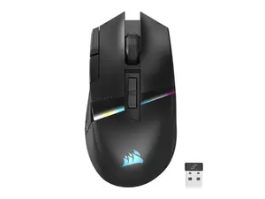 Corsair DARKSTAR RGB Wireless Gaming Mouse for MMO, MOBA - 26,000 DPI - 15 Programmable Buttons - Up to 80hrs Battery - iCUE Compatible - Black