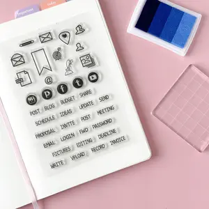 Blog & Business Icon Planner Stamps