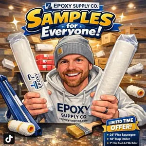 Concrete Coatings Starter Sample Pack — Everything You Need to Get Rolling