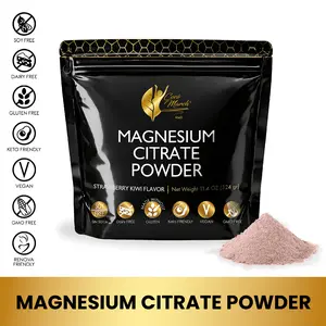 Coco March N.M.D Magnesium Citrate Powder - Mineral Dietary Supplement - 45 Servings per Bag Edible Fitness