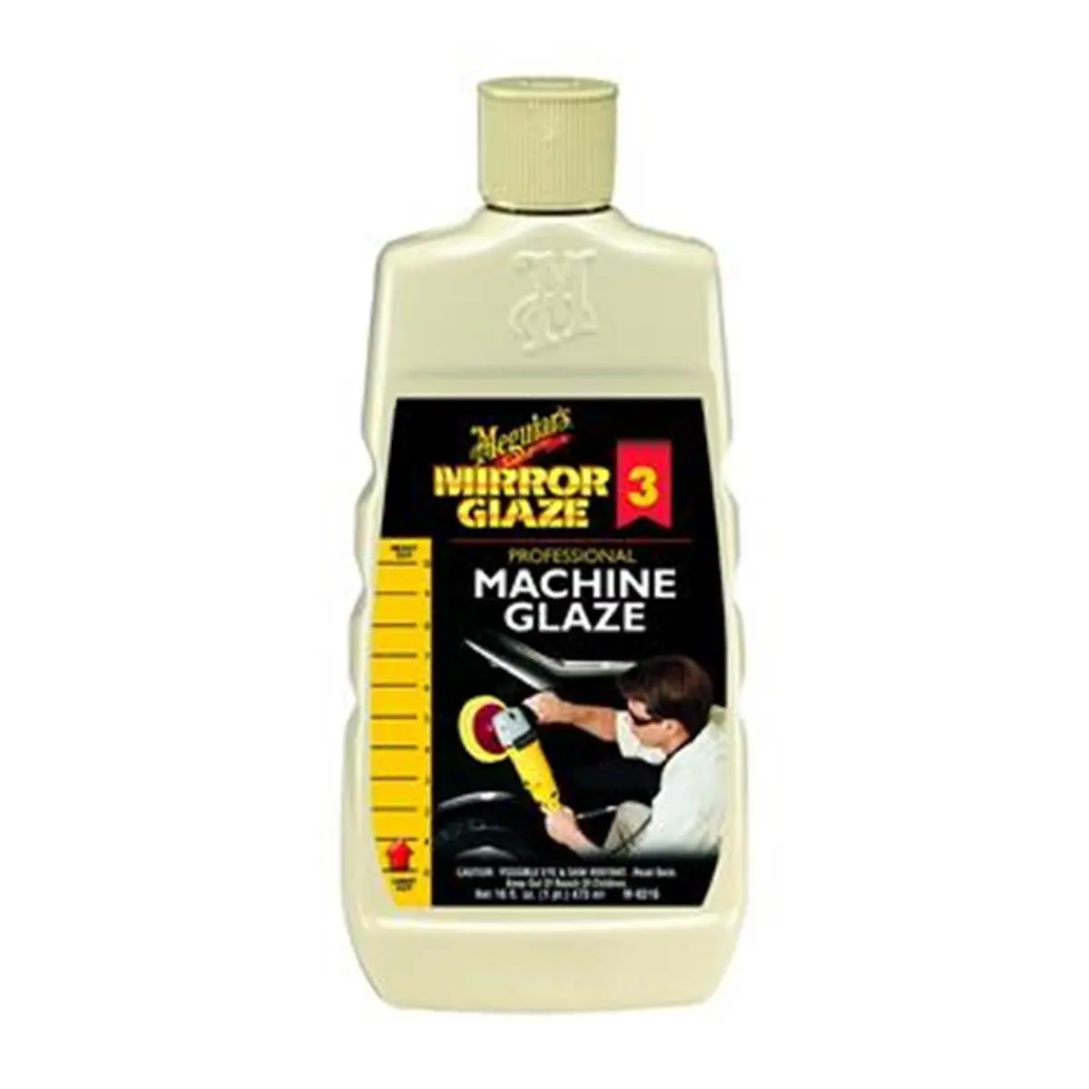 Meguiar's M0316 Liquid Metal Polish Machine Glaze - 16 oz Liquid Formula, Penetrating Nutrients, Dual Polisher Safe, Easy Buff Residue Wipe, Revitalizes All Paint Finishes, Restores Original Brilliance