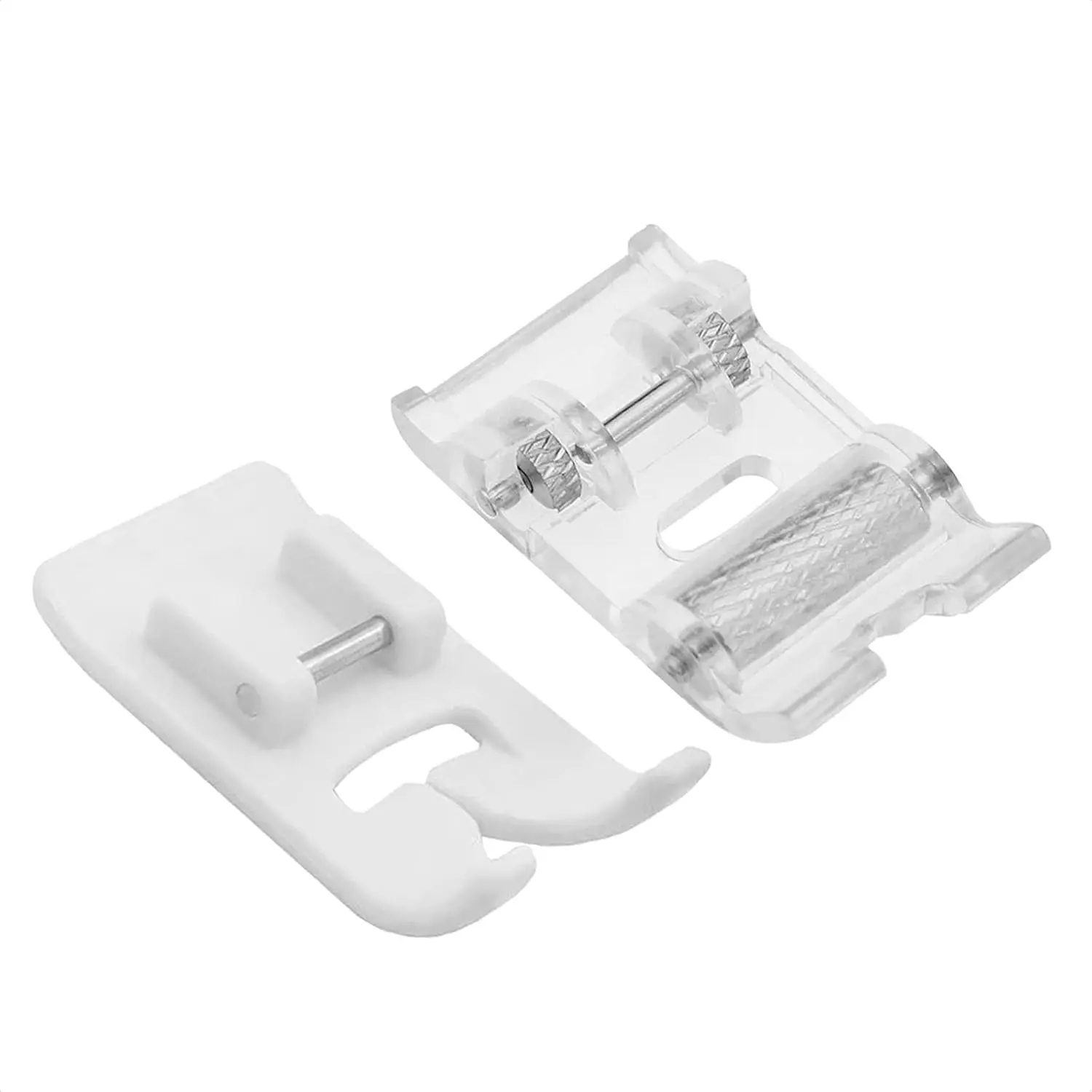2 Count Roller & Non-Stick Zigzag Teflon Sewing Machine Presser Foot for Low Shank Singer  Babylock Janome Machines