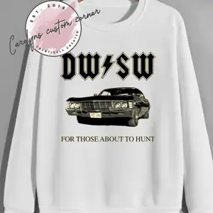 Supernatural  for those about to hunt hooded sweatshirt