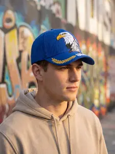 Unisex Patriotic 250th Anniversary Hat, Embroidered Eagle Design, American Flag Wings, Star Stripes, Vintage Independence Day Baseball Cap
