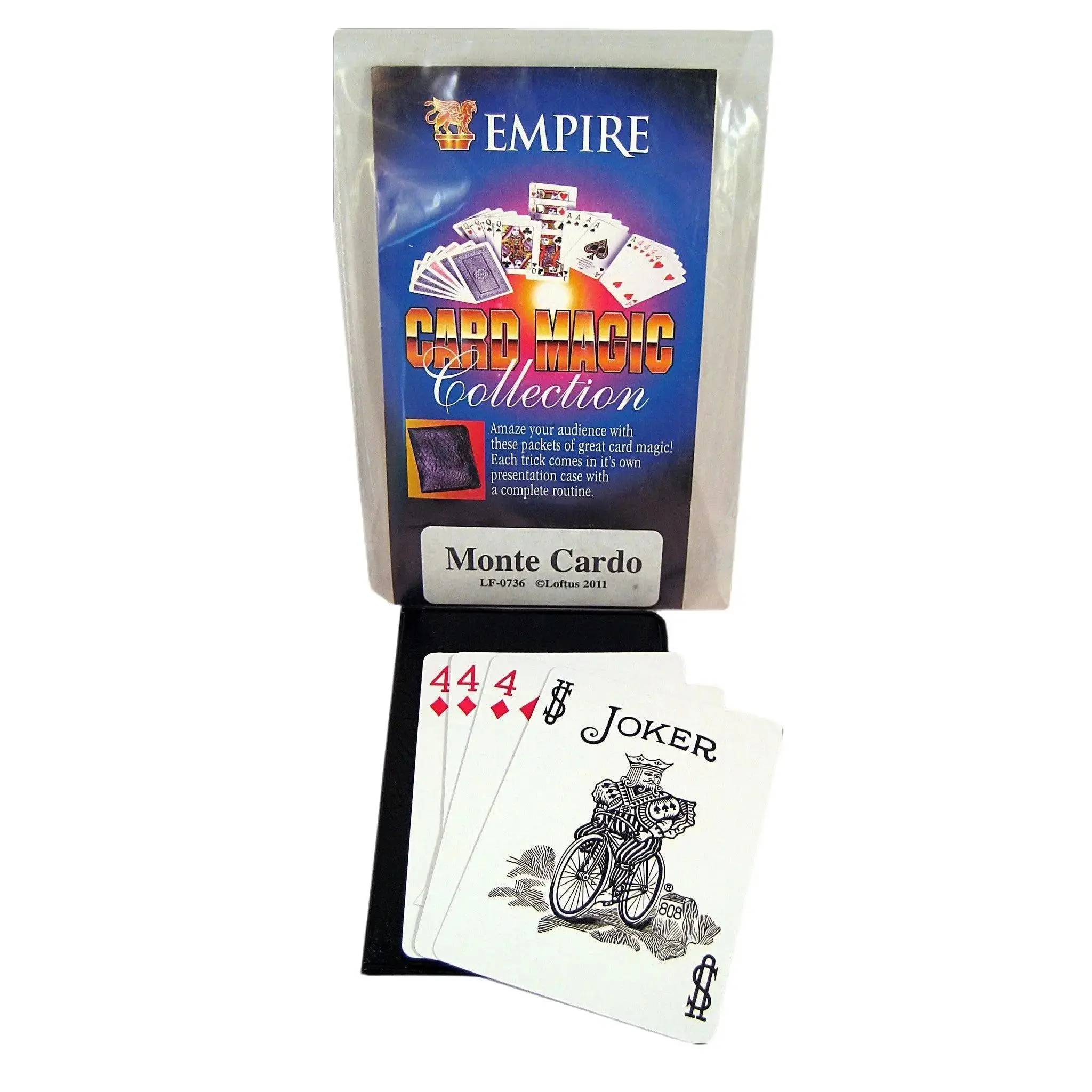 Empire Monte Cardo Card Trick Equipment - Age 12+, Accessible for Beginners and Experienced Magicians, Easy-To-Follow Steps, Quick Performance, Quick and Flashy Flashy Effect (Toys & Hobbies, Games & Puzzles, Magic Acrobatics Equipment)