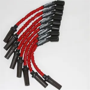 Granatelli Motor Sports  Coil-Near-Plug Connection Kit, High Temperature for 6.0L Trucks - Red