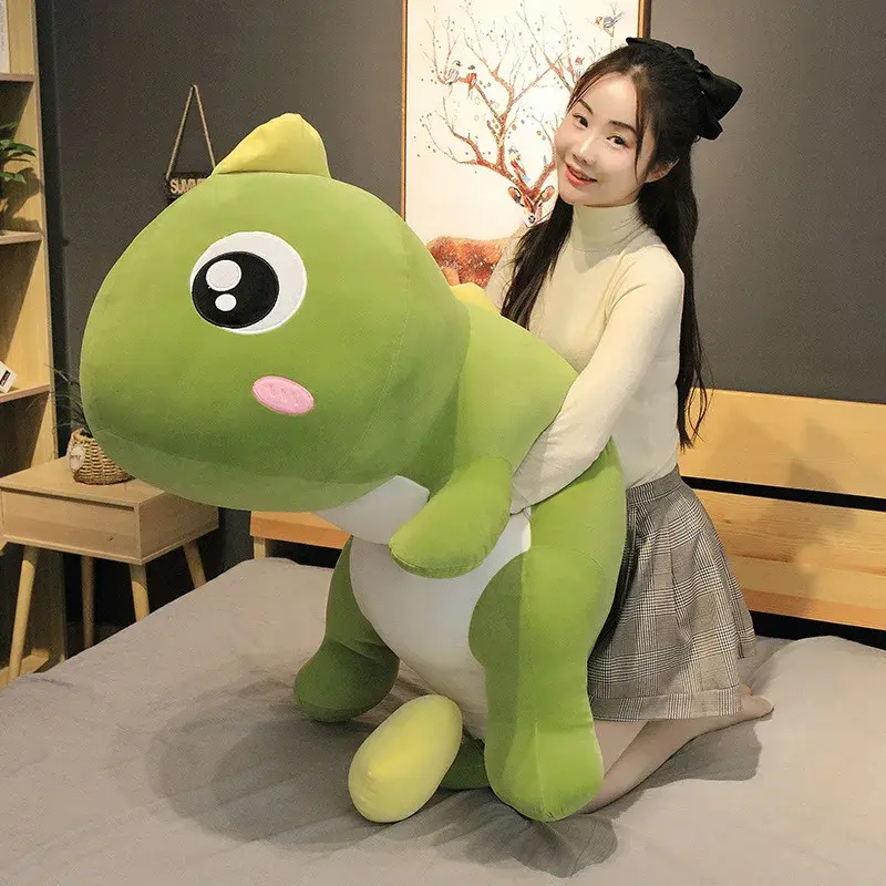 60CM Long Dinosaur Plush Toys Lovely Soft Anime Animal Dinosaur Stuffed Kawaii Room Decor Doll Pillow Toy For Girl Gifts