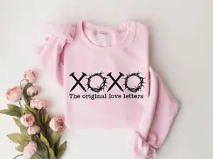 XOXO The Original Love Letters, Jesus Sweatshirt, Bible Verse Shirt, Christian Sweatshirt, Religious Valentine, Jesus Lover Gift, XOXO Tshirt