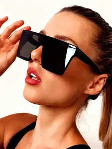 Women's Oversized Fashion Glasses, Y2K Trendy Design, Perfect for Music Festivals, Back-To-School, Outdoor Sports, UV Protection