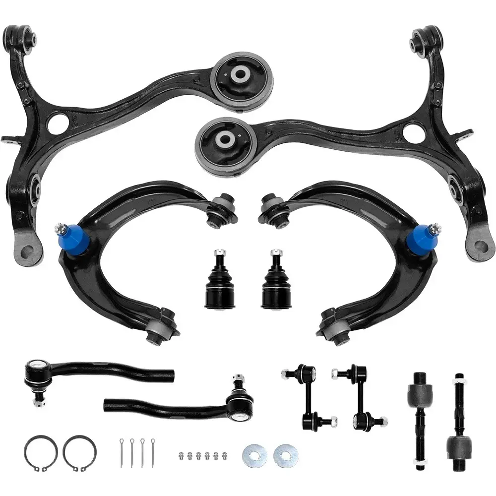 12PCS Front Suspension Kit for 2008-2012 Honda Accord, Upper & Lower Control Arms