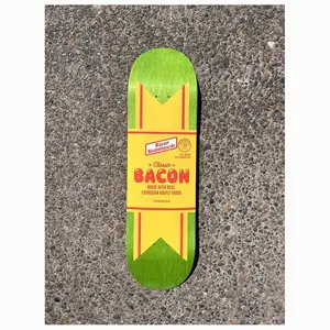 Bacon Skateboards "Maple Cut" Deck - Assorted Colored Veneers and sizes, 14" Wheelbase