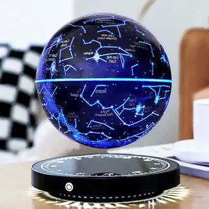 Levitating Globe Earth Galaxy Constellation Lamp, Floating And Spinning In Air Freely, Night Light Constellation Ball Unique Star Globe Table Lamp Creative LED Starlight Ball Gift for Christmas