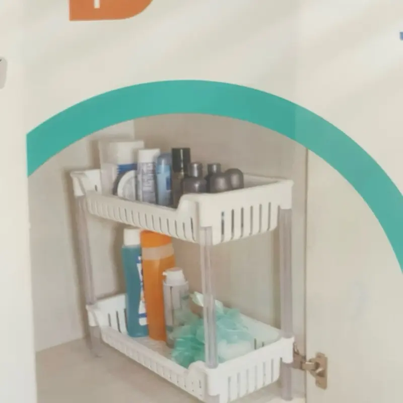 Plastic Two-Stack Rack for Storage Solutions Plastic Two-Stack Rack for Storage Solutions