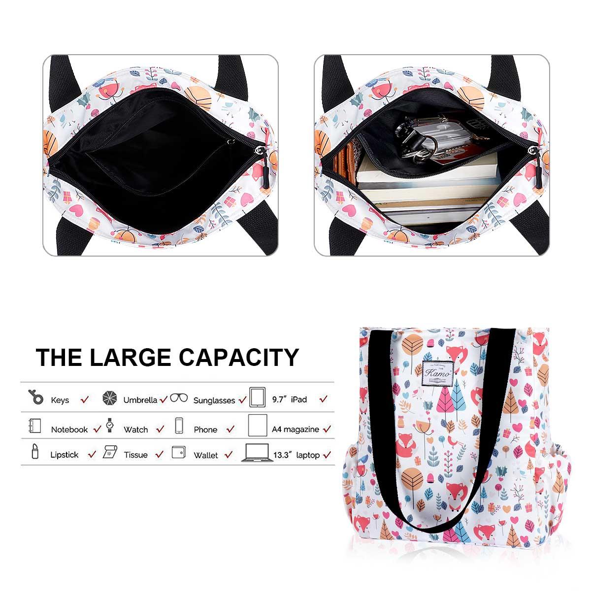 Tote Bag Waterproof Lightweight Handbags Travel Shoulder Bag for Hiking Yoga Gym Swimming Travel Beach Splash Proof Polyester Material High Capacity Stylish Design