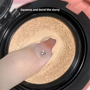 Bb cream foundation - bb foundation + refill, comes with a puff applicator. waterproof, sweat-proof, oil-controlling, and moisturizing. provides permanent invisible pore coverage. perfect as a christmas or valentine's day gift