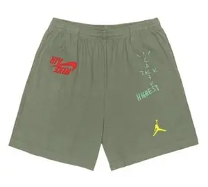 Travis Scott Jordan Cactus Jack Highest Sweatshort Olive (men) by StockX