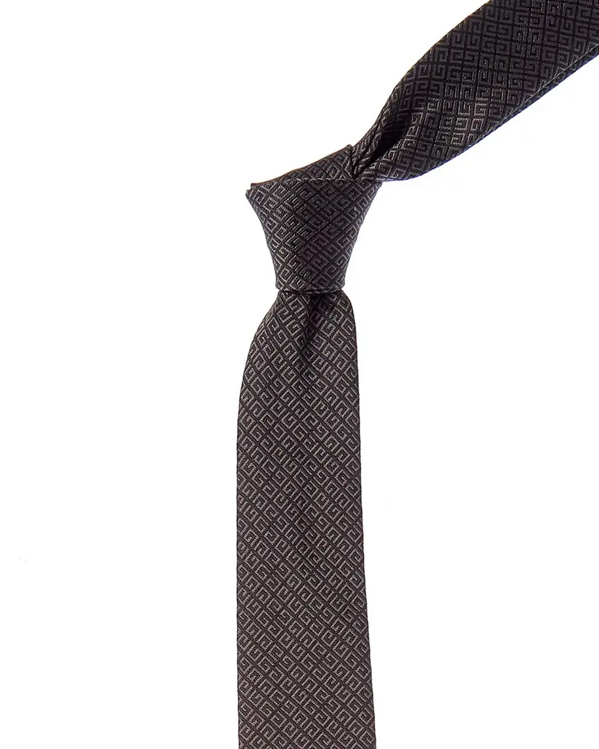 Givenchy All Over 4G Jacquard Silk Tie