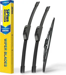 Windshield Wipers Replacement For 2010-2017 GMC Terrain, 2010-2017 Chevy Equinox Windshield Wipers, Original Equipment Automotive Replacement Windshield Wiper Blades 24"+17"+13"(3 Wipers)