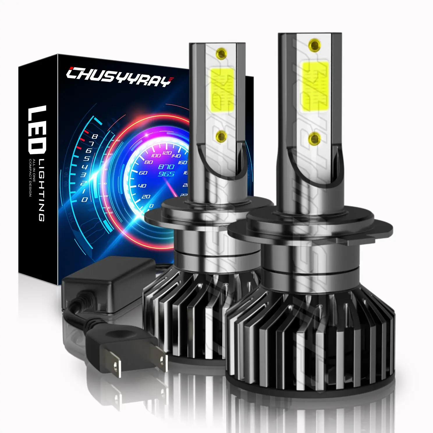 For Mercedes E350 2006-2013 LED Headlight High Low Beam Bulbs 6000K White