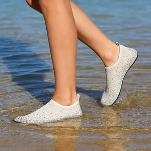 Women's Quick-Dry Soft Sole Water Shoes - Non-Slip, Anti-Cut, Soft Barefoot Aqua Socks for Beach, Diving, Soft Sole Shoes