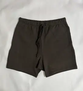 Iron-Black Sweatshorts--Unisex, Relaxed CleanFit Casual Streetwear Style