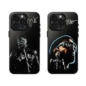 Jey Uso Signature Phone Case, Legendary Wrestler, Iconic Wrestling Star Black Phone Cover, Suitable for iPhone 17-11 Pro Max/Plus and  Samsung Galaxy S23-25