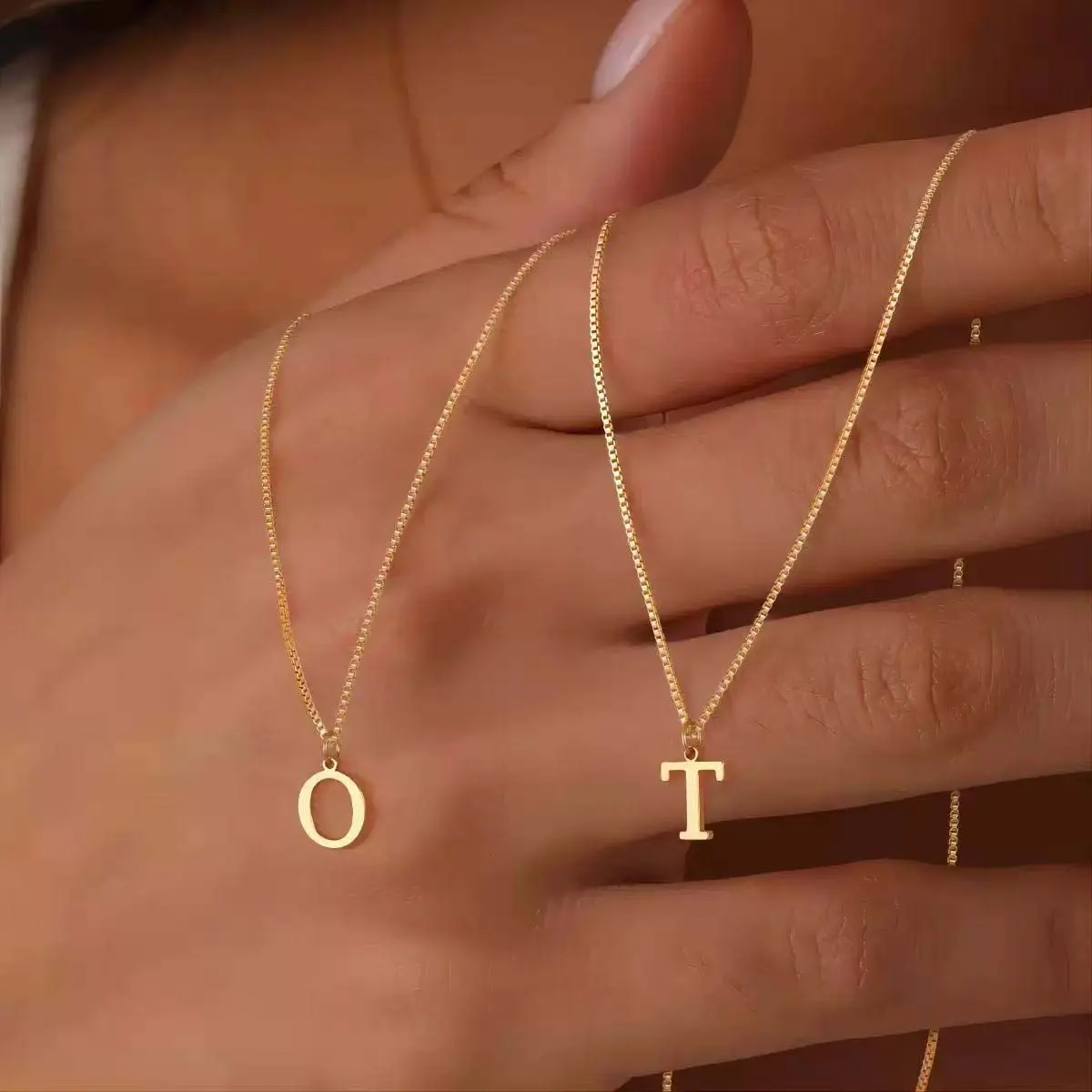 26 English Alphabet Necklace – Simple Clavicle Chain, Meaningful Gift for Women