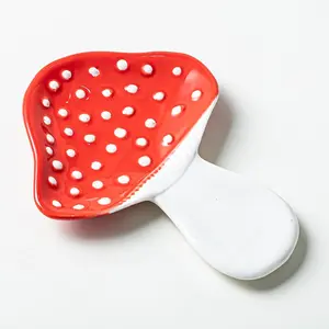 Ceramic Spoon Rest for Stove Top, Mushroom Spoon Rest for Kitchen Counter, Utensil Spoon Holder for Cooking, Modern Farmhouse Kitchen Decor