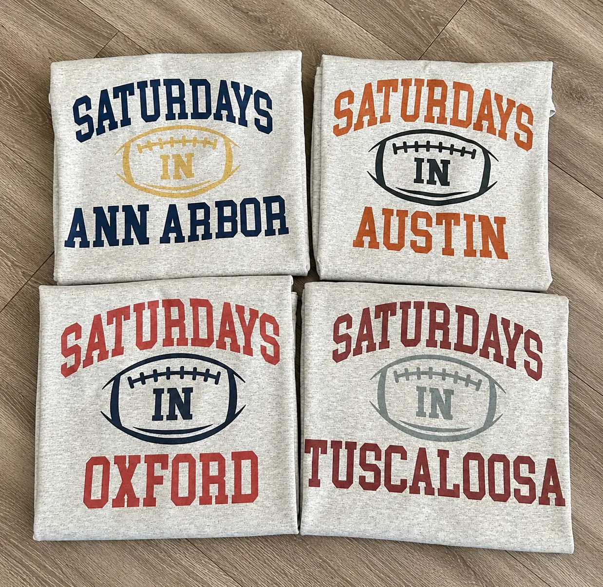 College Football Saturdays In Your City T-Shirt Short Sleeve, Comfortable Gildan Fabric Stylish Game Day Outfit
