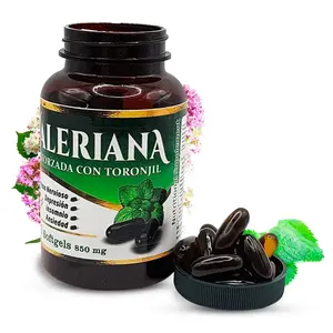 Valeriana Reforzada con Toronjil, 60 capsulas blandas Valeriana y Toronjil
