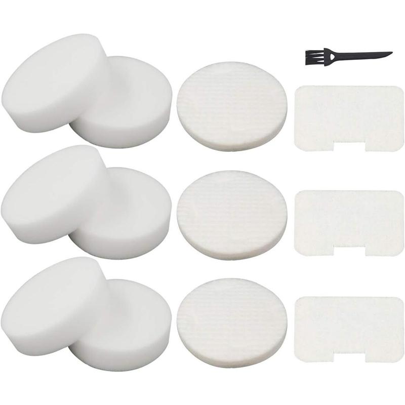 6  + 3 Felt Circular & Exhaust Filters Kit Replacement for Shark Navigator Swivel Upright Vacuum NV22, NV22L, NV22S, NV26, NV27, UV400 Part # XF22