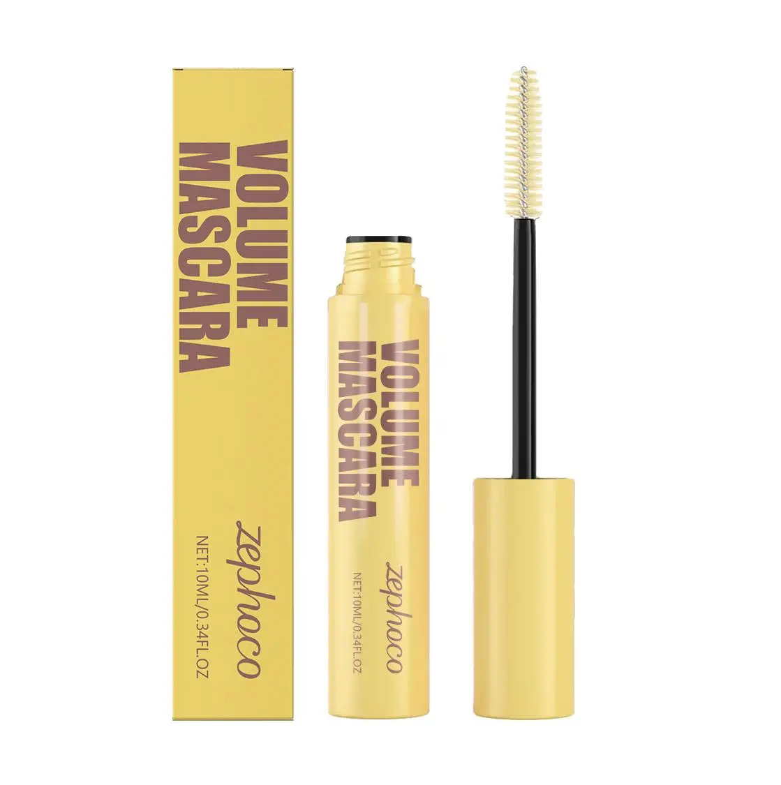 Thick And Slender Mascara, Mascara Around The Eyes, Natural Without Makeup Smudging, Thick Without Lumps, And Sweat-Proof