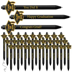 30 Pcs Class of 2026 Ballpoint Pen Gifts Bulk Graduation Pens for Party Favors Student Classroom High School College University Senior Graduates Supplies Master Alumni Party Favors Souvenirs
