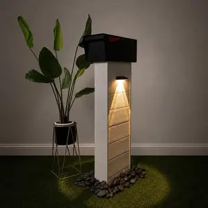 Modern Home Mailbox, Wall-Mounted Outdoor Mailbox with Weather-Resistant Design for Residential Use