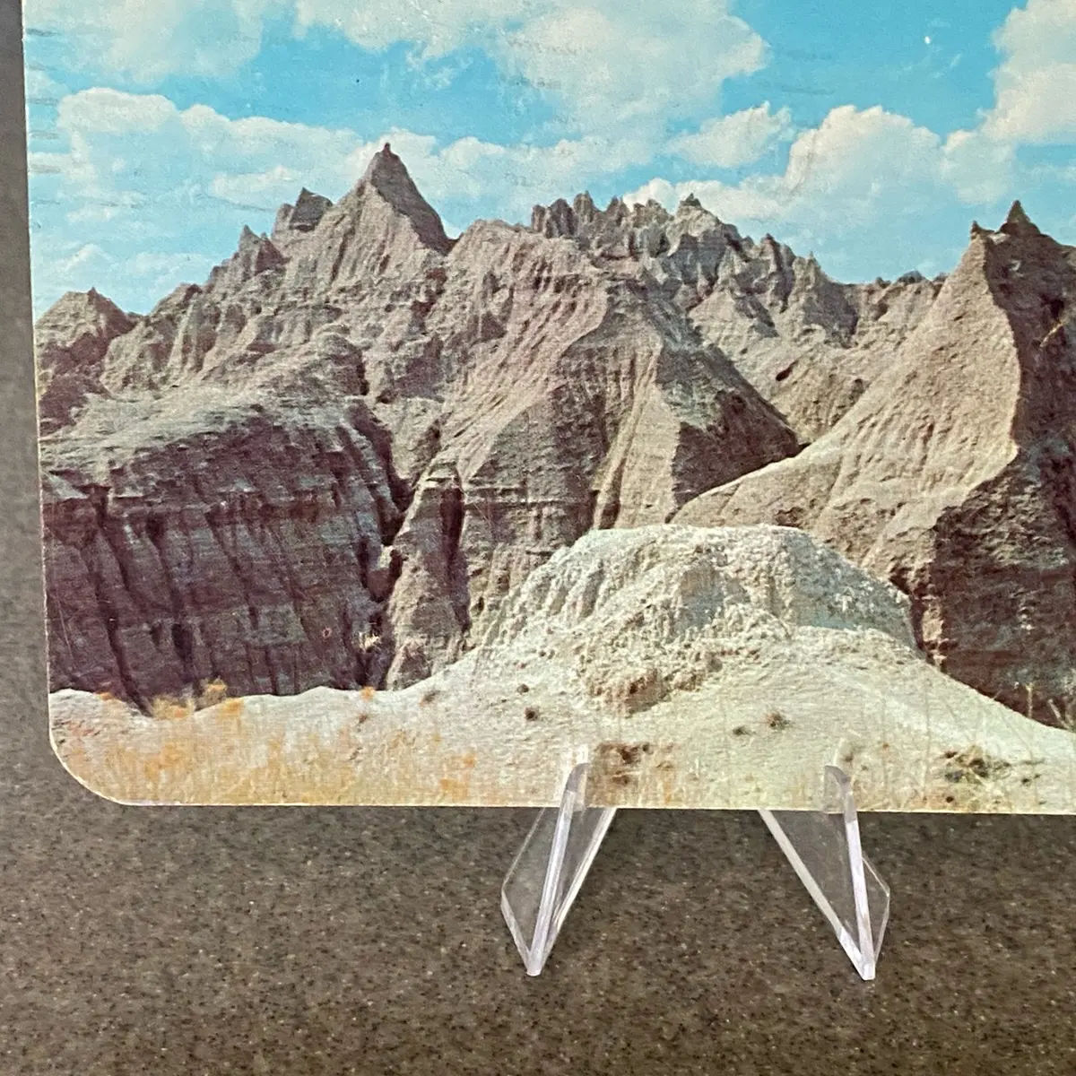Vintage Post Card - Bad Lands of South Dakota from 1951