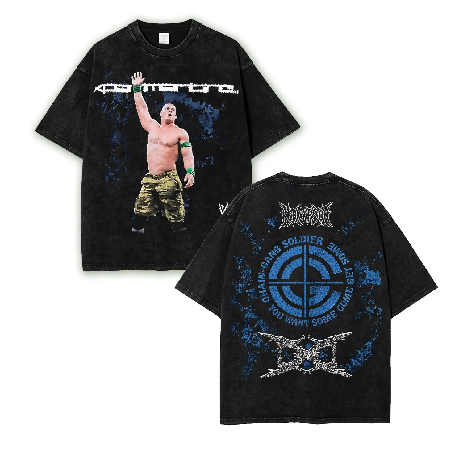 John Cena You Can't See Me Never Give Up Cenation Leader 16-Time World Champion WWE Legend Unisex Complex x WWE x Ken Carson Black Graphic T-Shirt Vintage Wrestling Fan Tee Tribute to an Iconic Career