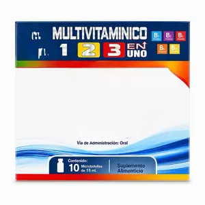 Vitamin B Complex Dietary Supplement Drink | 10 Micro Bottles x 15 mL