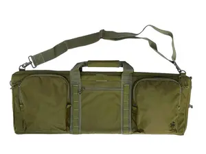 TacProGear OD Green 32" Tactical Rifle Case | Heavy Duty Construction | Double Stitching | Moisture and soil resistant | Carry handle and strap