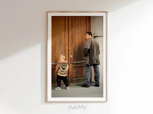 Funny Bathroom Movie Poster Amusing Bathroom Decor Film Scene Print Digital Oil Painting Toilet Humor Boys Room Wall Art