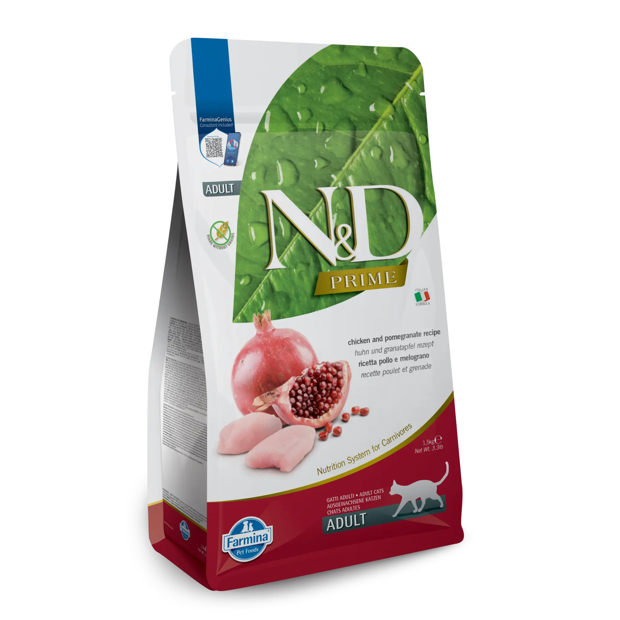 N&D Prime Feline Chicken & Pomegranate Adult Dry Food